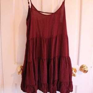 Burgundy Brandy Melville Dress